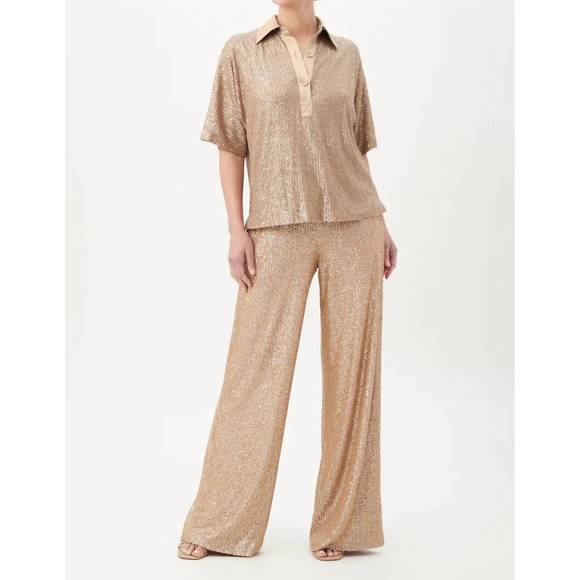 NEW TRINA TURK aika top in gold - Picture 3 of 3